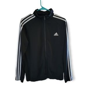 Adidas classic black track jacket